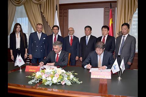 VIS Group and China Railway Construction Corp have signed an agreement to work together.